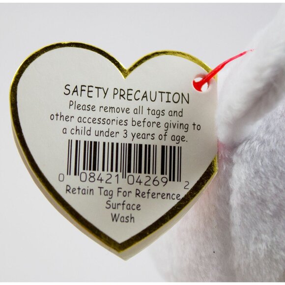 Ty Beanie Baby Halo II Angel Bear - 2000 6th Gen - Picture 3 of 9